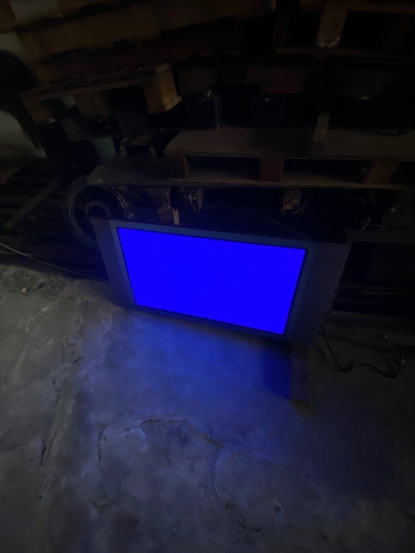 Old TV (40 inches) (Category: TV) located in San Juan City. Submitted by fastgaragesale (Listing ID 1203847070, Image 3). Description: Has a screen dent but still working. Brand: AKAI. Measurement: 9cm 126cm x 63cm..