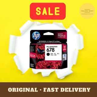 [ORIGINAL] hp 678/ hp ink cartridge 678 Black