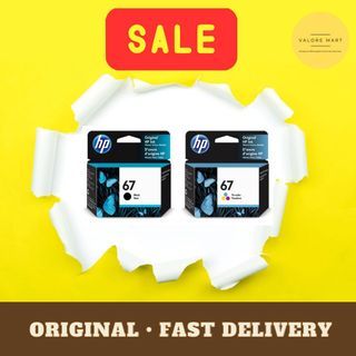 [ORIGINAL] Hp 67 Black Tri-color Ink Cartridge