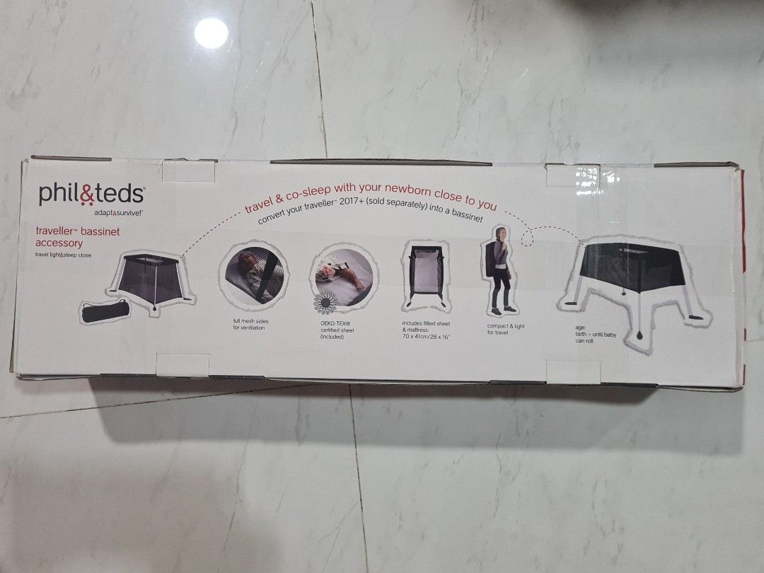 Phil & teds travel bassinet sales