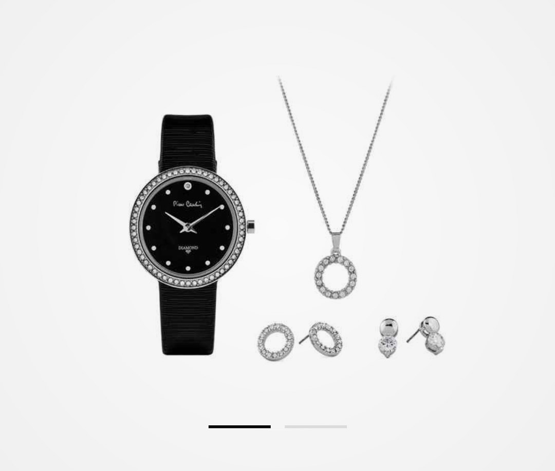 Pierre cardin ladies watch shop and jewellery set price