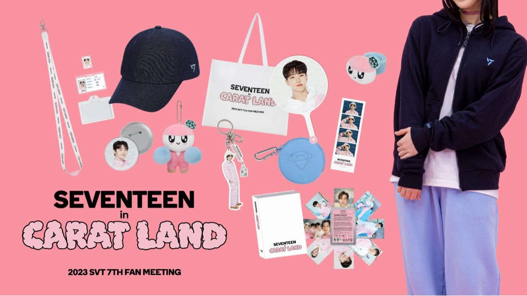 [SG PO/GO] SEVENTEEN CARATLAND 2023 OFFICIAL MERCH, Hobbies & Toys