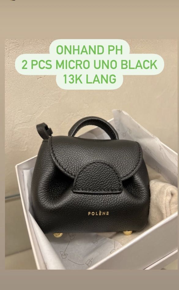polene micro uno (Category: Luxury Bags & Wallets) located in Manila. Submitted by supergee08 (Listing ID 1217889380, Image 1). Description: polene micro uno brand new. paris.