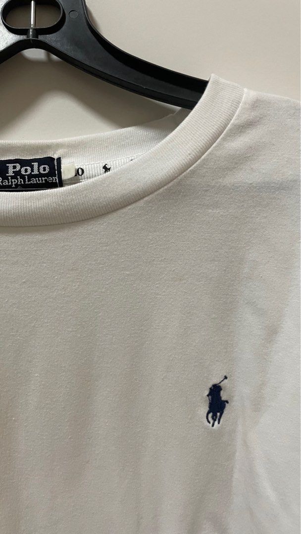 Clearance!] Polo Ralph Lauren Cropped Long Sleeve Tshirt, Women's Fashion,  Tops, Other Tops on Carousell