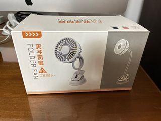 Portable fan with clip