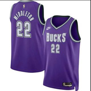 Nike 2022-23 Classic Edition Giannis Antetokounmpo Milwaukee Bucks Swingman Jersey / Medium