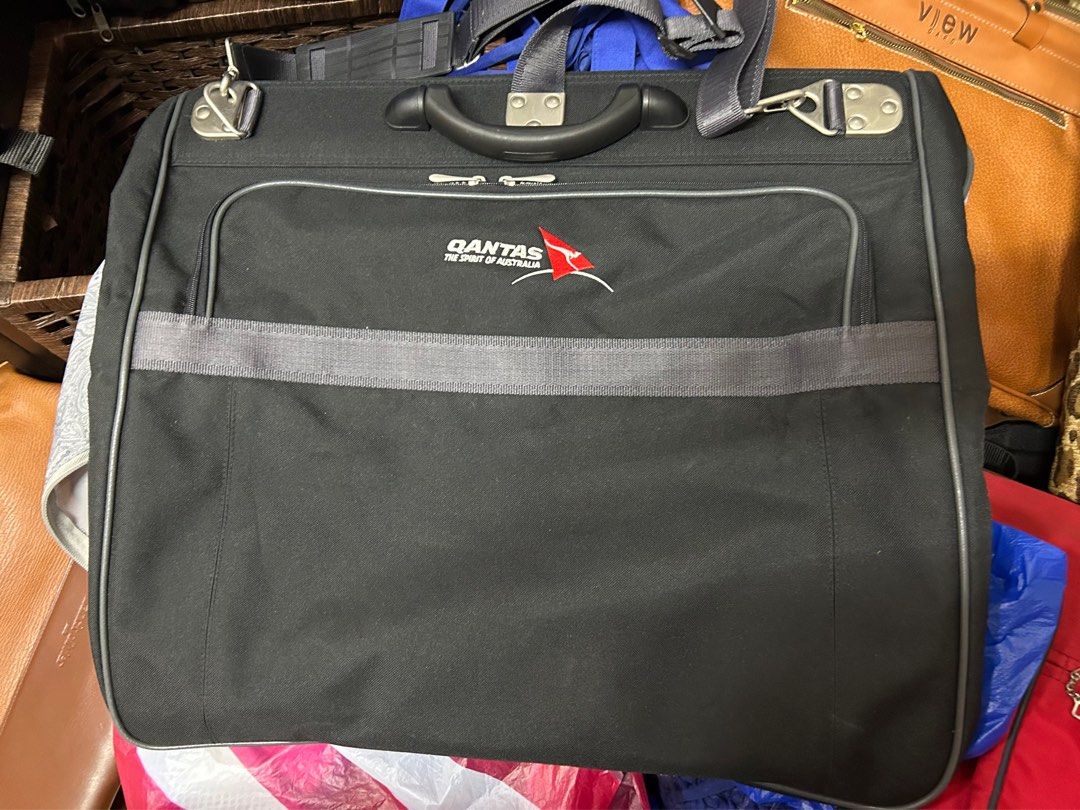 Qantas Suit Case/Garments Bag on Carousell