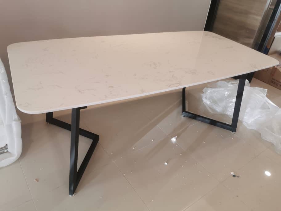 Quartz Stone dining table, Furniture & Home Living, Furniture, Tables