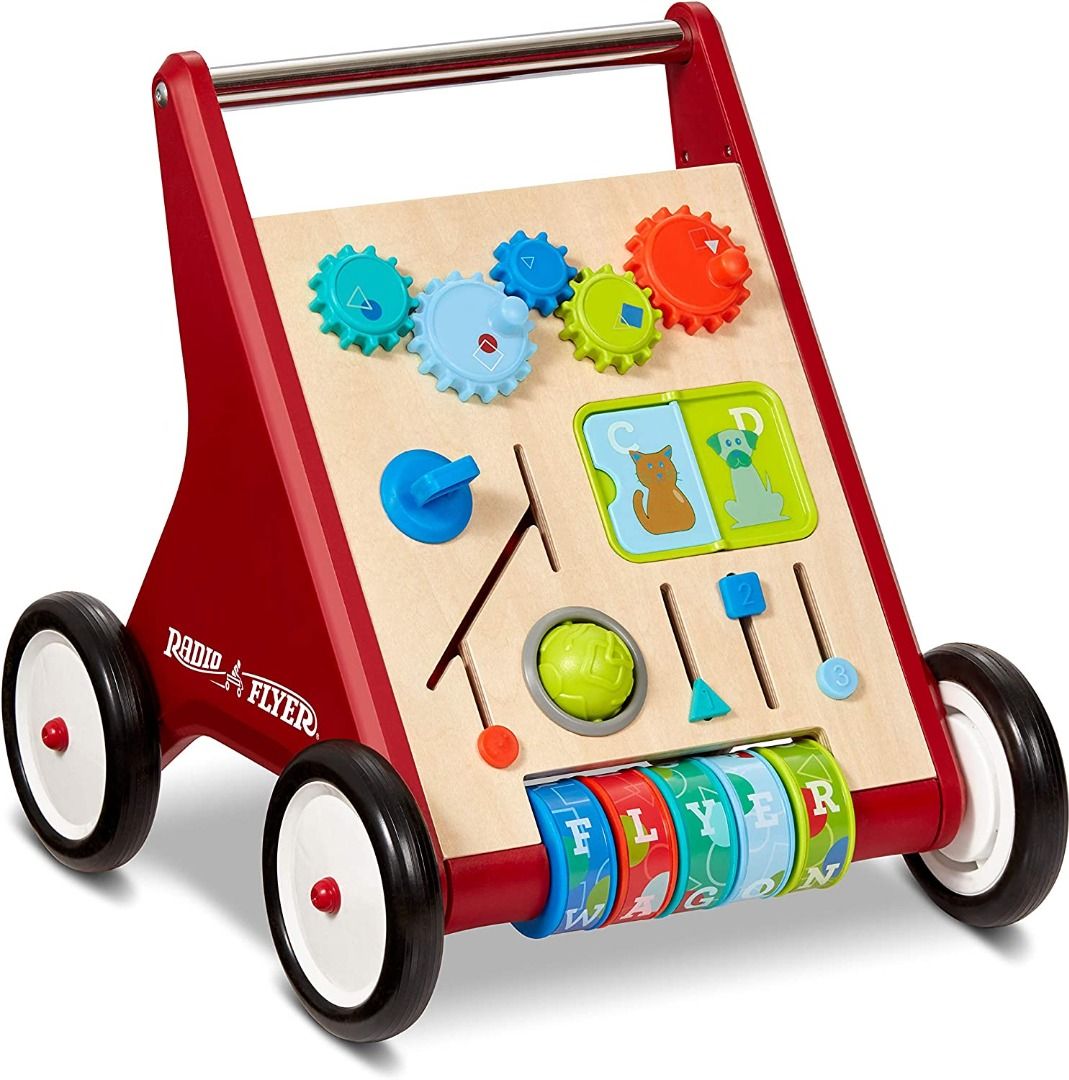 Old Red Flyer Wagon Radio Flyer Classic Walker Wagon, Sit To Stand