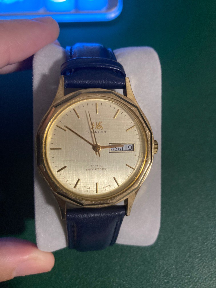 Old Stock Brand New China ShangHai 19 Jewels Manual Men's Watch,7120 668 |  eBay