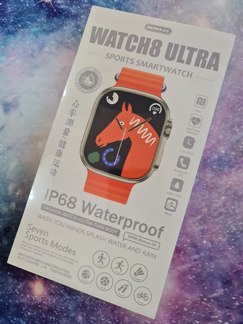 REMAX WATCH 8 ULTRA IP68 WATERPROOF (BRAND NEW), Mobile Phones ...