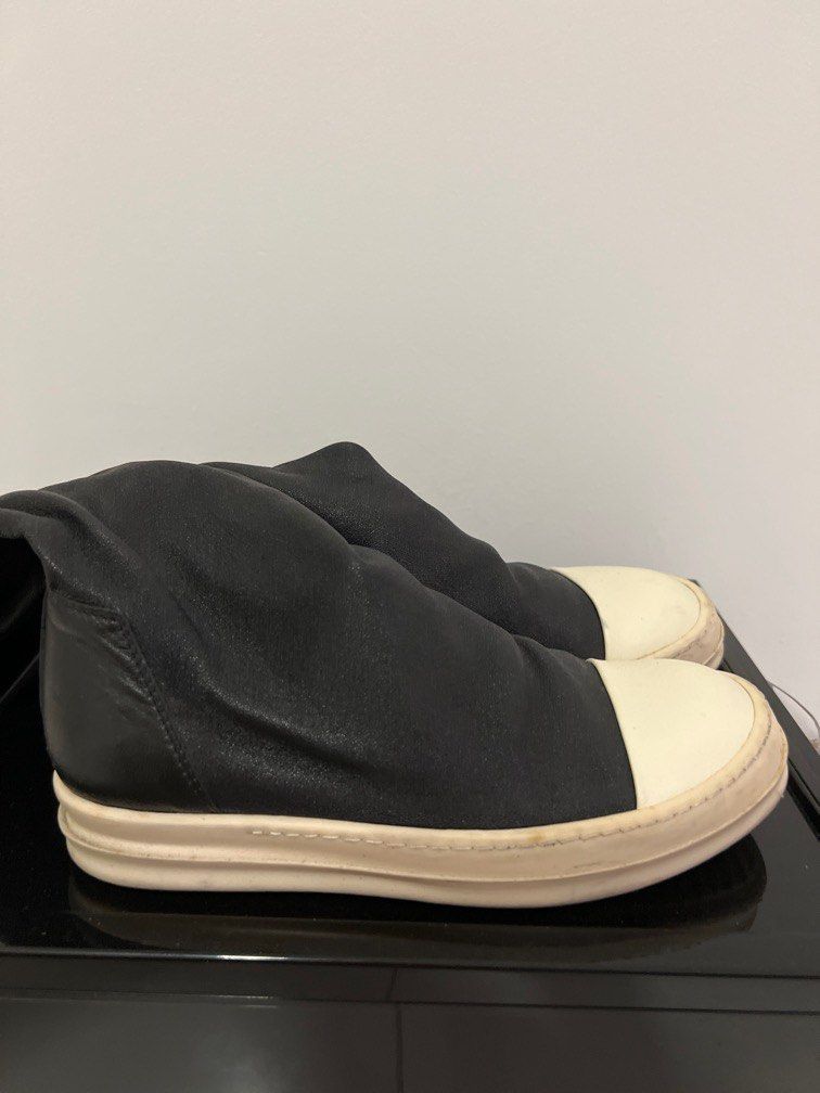 Rick Owens Knee High Boots, Women's Fashion, Footwear, Boots on Carousell