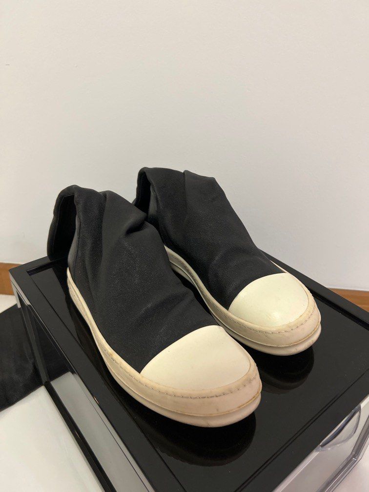 Rick Owens Knee High Boots, Women's Fashion, Footwear, Boots on Carousell