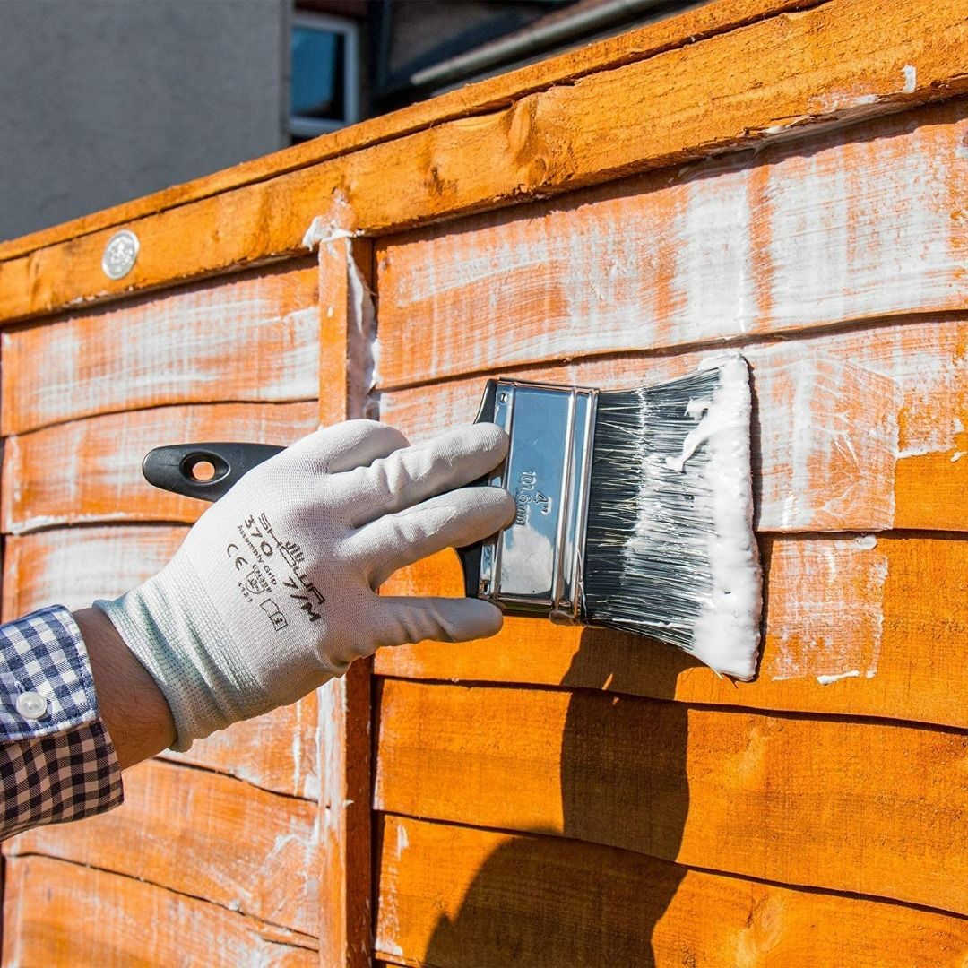 Roxil Wood Protection Cream Instant Waterproofing Clear Treatment, Weatherproofs Fences