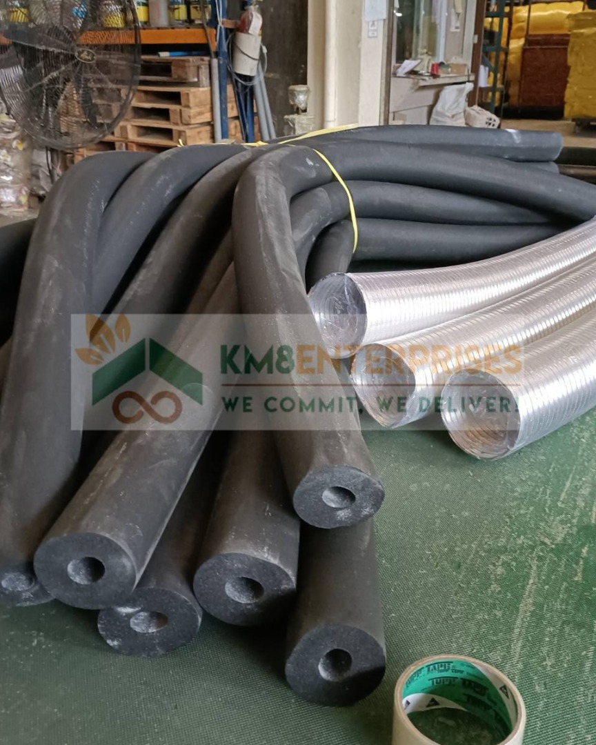 RUBBER PIPE INSULATION, Commercial & Industrial, Construction