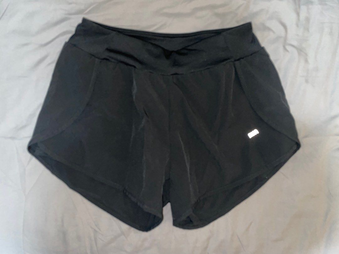 running shorts with tights inside, Women's Fashion, Activewear on Carousell