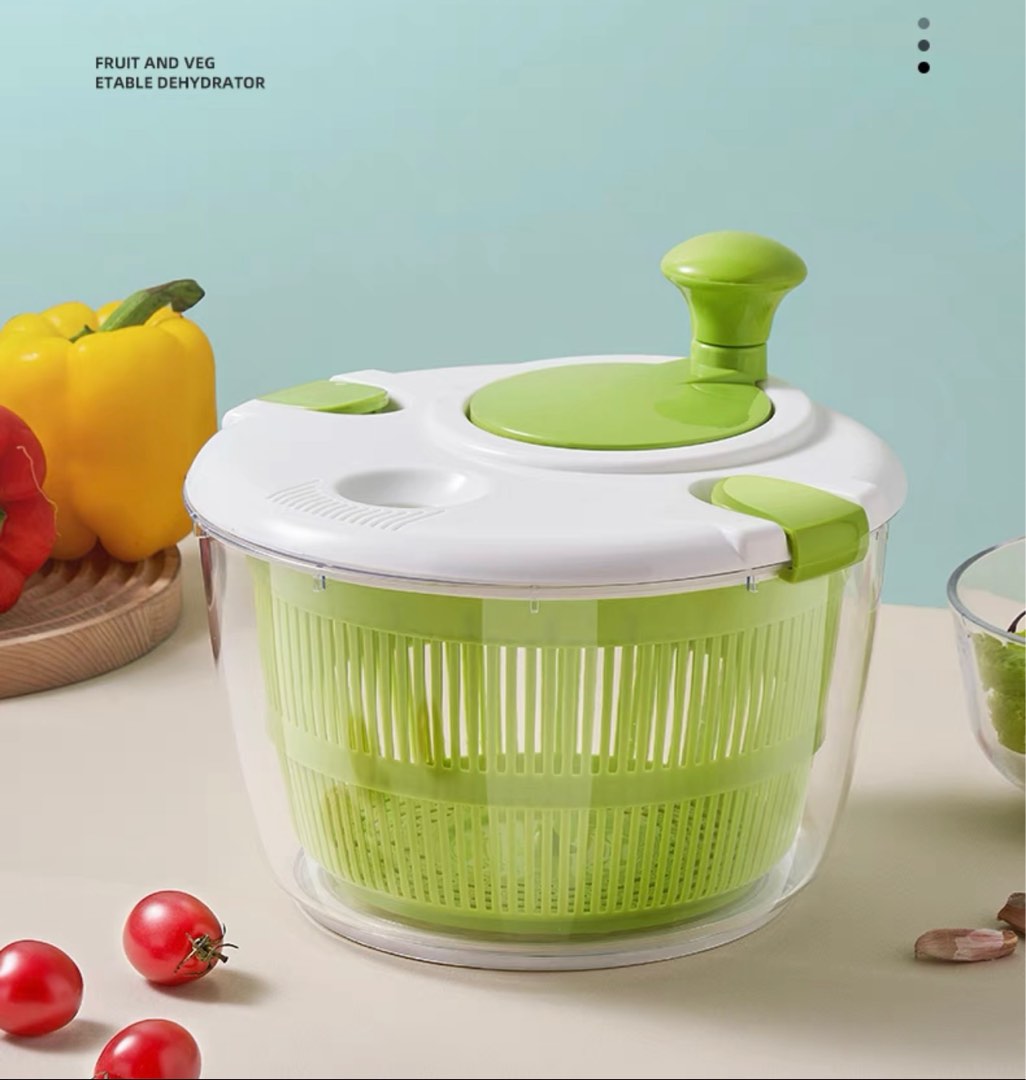 Large Salad Spinner (5 Litre), Furniture & Home Living, Kitchenware 