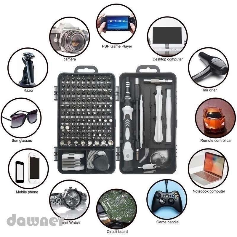 Screwdriver Set Computer Repair Electronic Tool Kit 122 in 1 ...