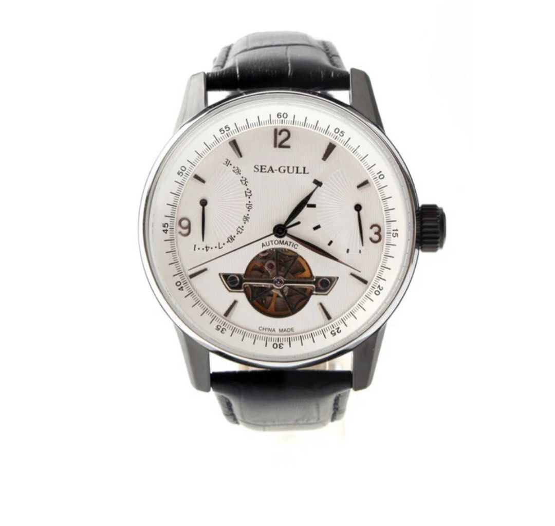 Seagull Retrograde Date Power Reserve Mechanical Watch 219.327