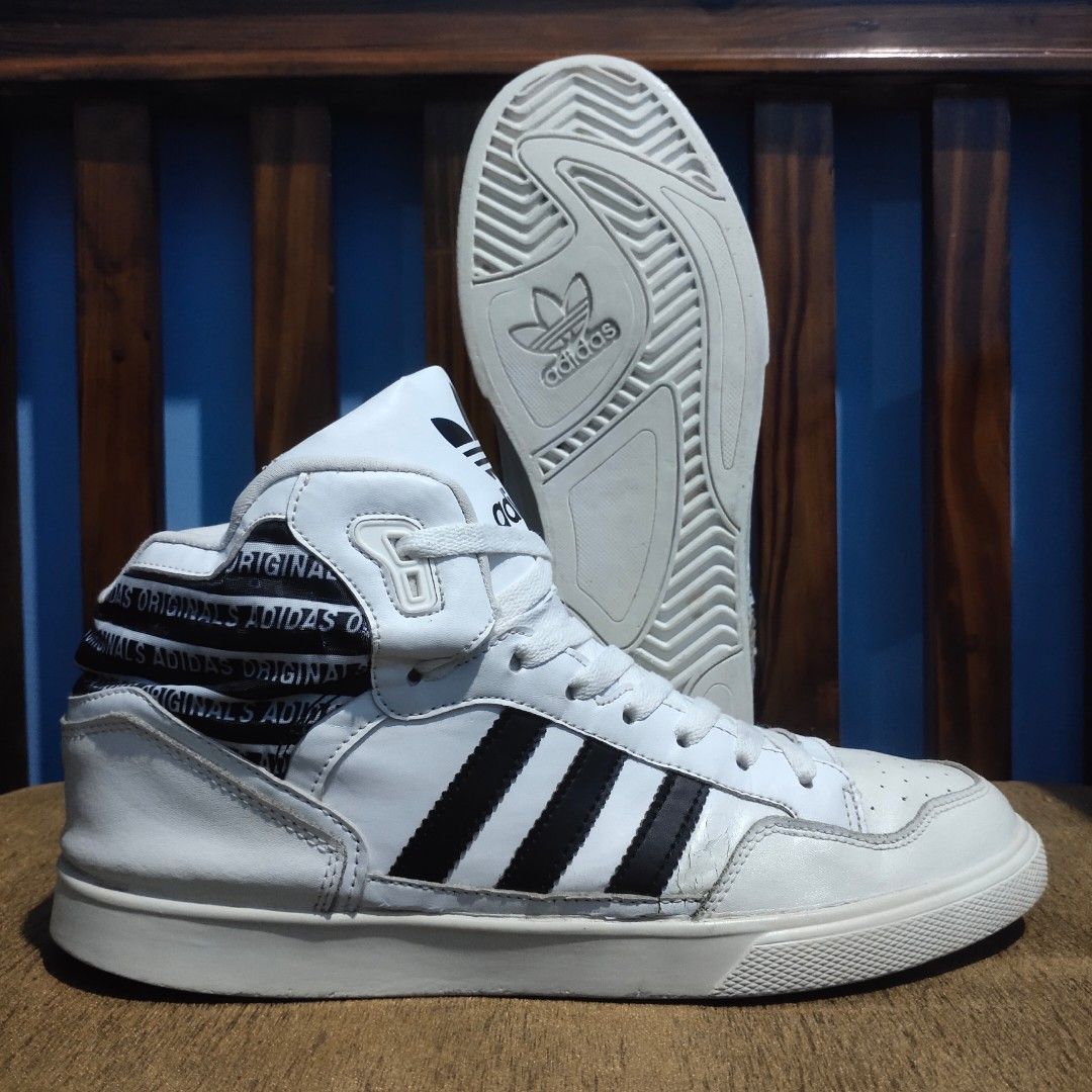 Sepatu Adidas Extaball High White Fesyen Pria Sepatu Sneakers
