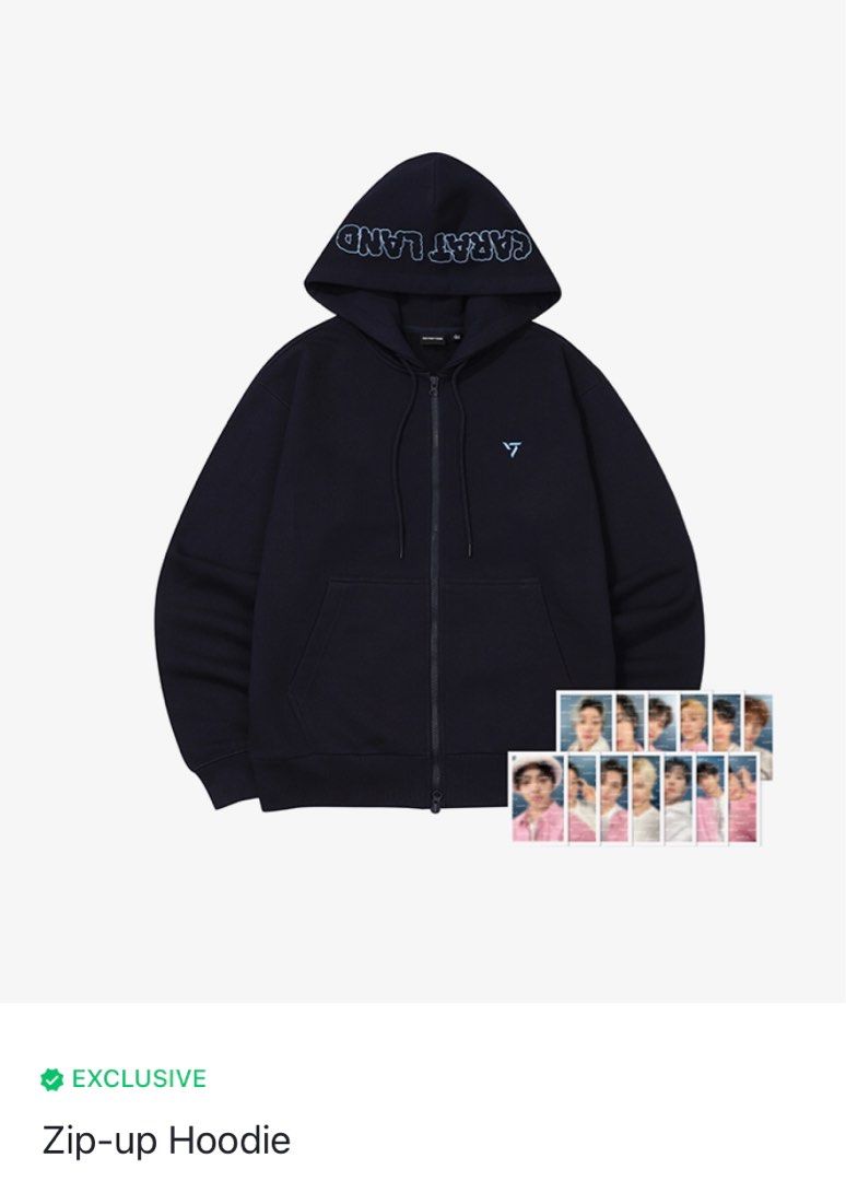 SEVENTEEN 2023 CARATLAND OFFICIAL MERCH ZIP UP HODDIE, Hobbies & Toys