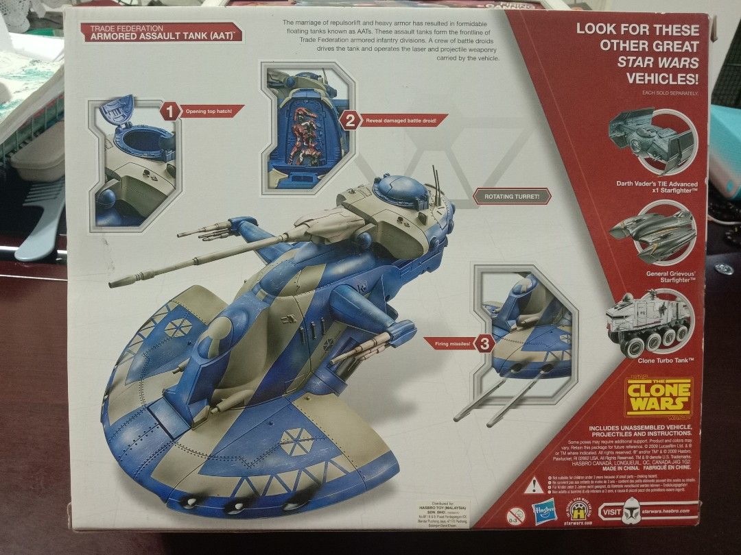Star Wars The Clone Wars Armoured Assault Tank AAT Hobbies Toys