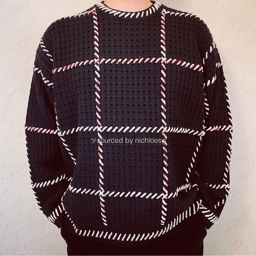 supreme Quilt Stitch Sweater-