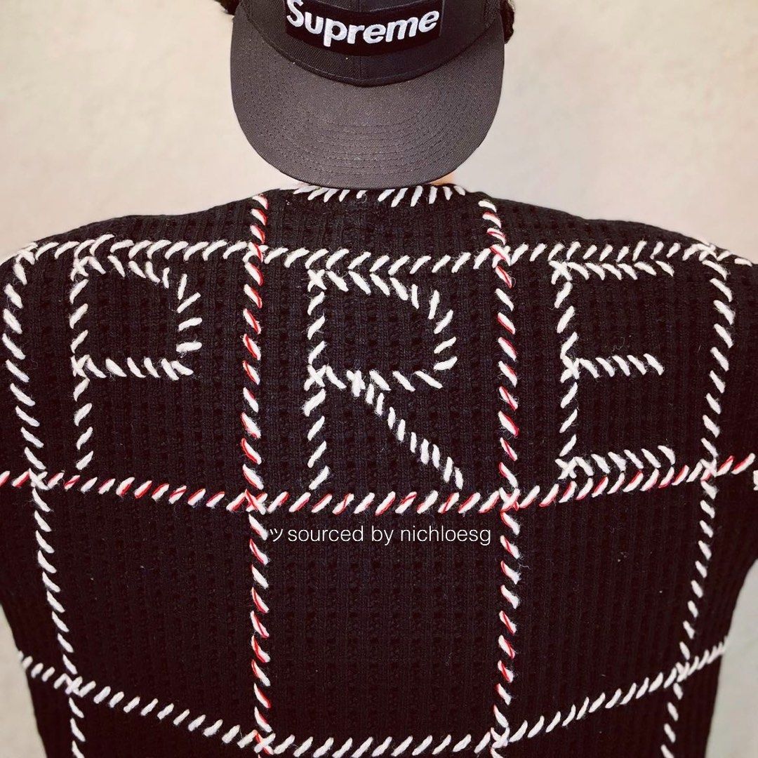 SUPREME QUILT STITCH SWEATER