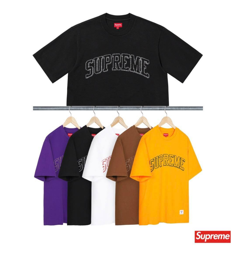 シュプリームsupremeSketch Embroidered S/S Top | hartwellspremium.com