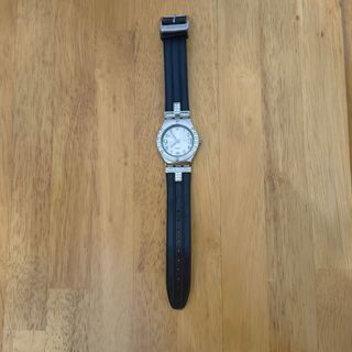 SWATCH 水鑽橡膠手錶