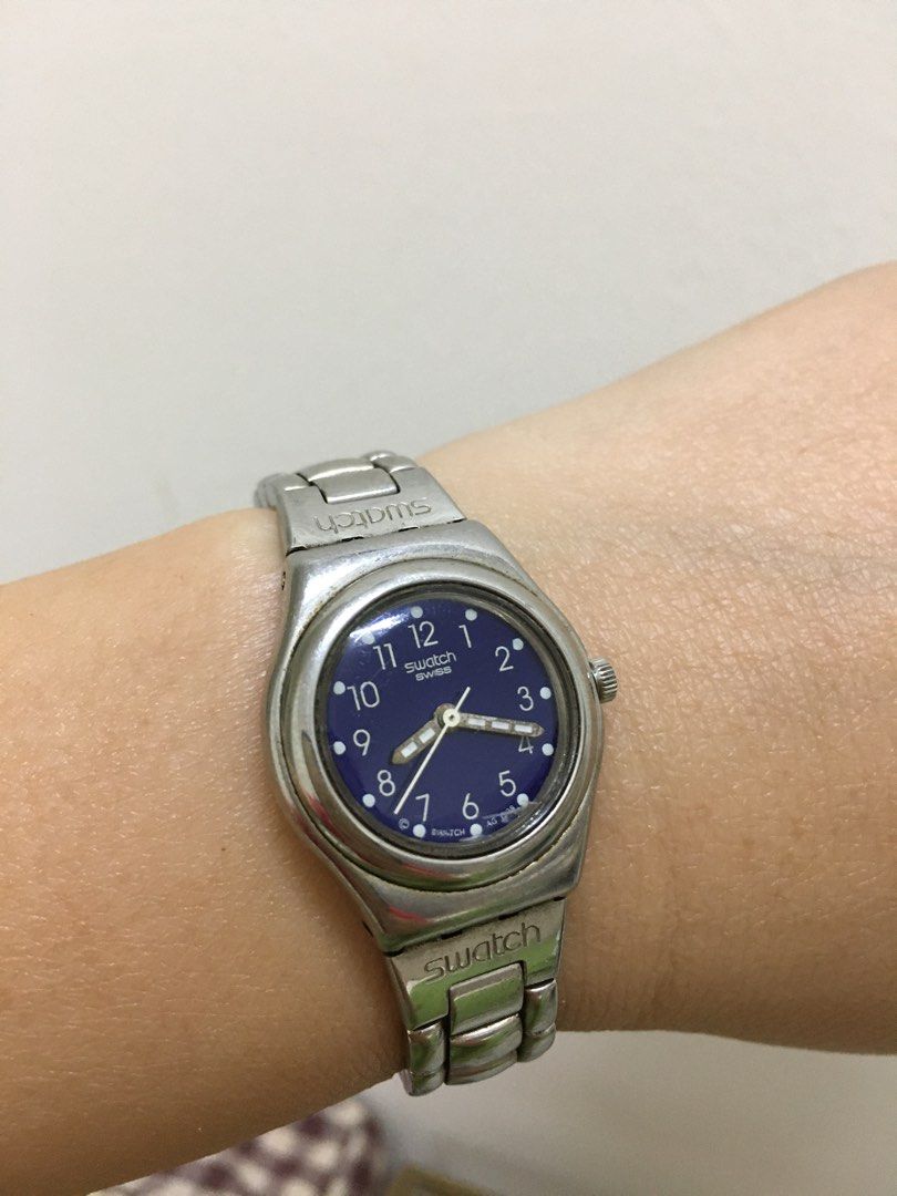 Swatch stainless steel irony on sale