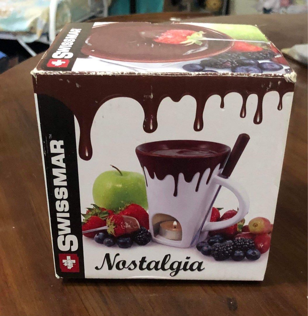 Swissmar Chocolate Fondue Set Nostalgia, Furniture & Home Living