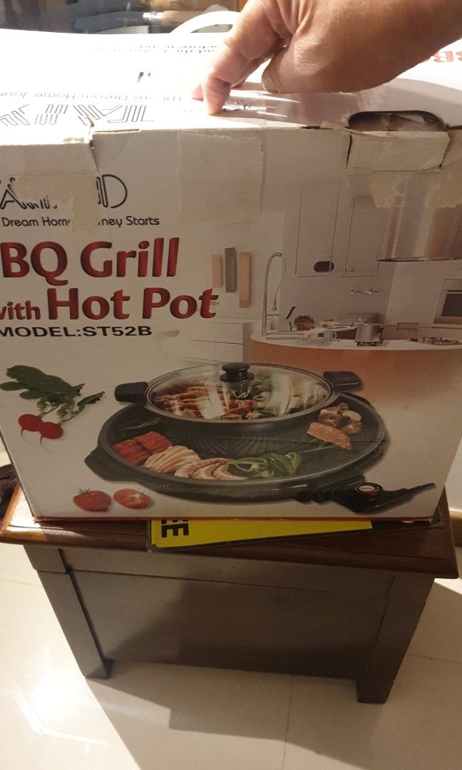 TAIYO BBQ Grill with Hot Pot., TV & Home Appliances, Kitchen Appliances