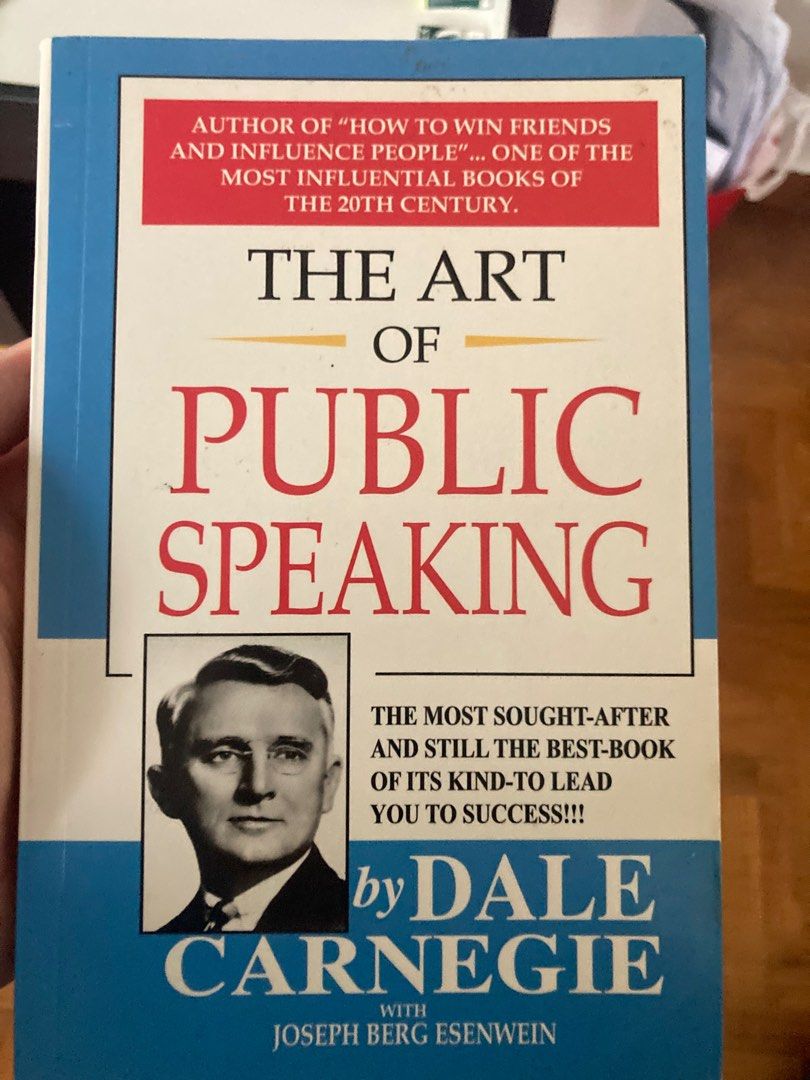 The art of public speaking - Dale Carnegie, Hobbies & Toys, Books ...