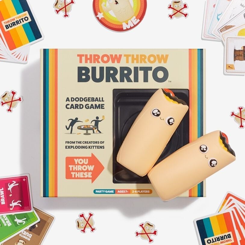 Throw Throw Burrito A Dodgeball Throwing Card Game Board Games