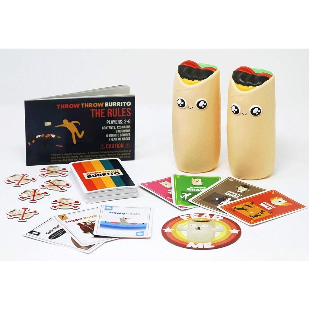 Throw Throw Burrito A Dodgeball Throwing Card Game Board Games