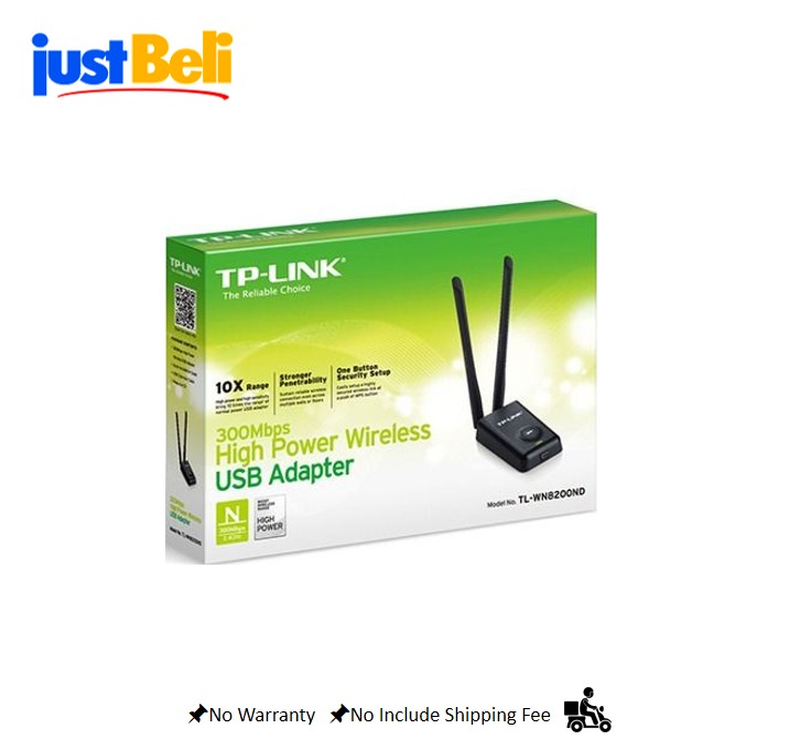 TP-Link TL-WN8200ND 300Mbps High Power Wireless USB Adapter, Computers ...