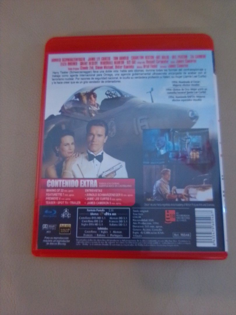 True Lies真實謊言（西班牙版Blu Ray）, 興趣及遊戲, 音樂、樂器& 配件, 音樂與媒體- CD 及DVD - Carousell