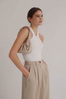 TWL BNWT CELINE CUT OUT KNIT TANK WHITE