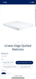 Uratex Edge Quilted Mattress