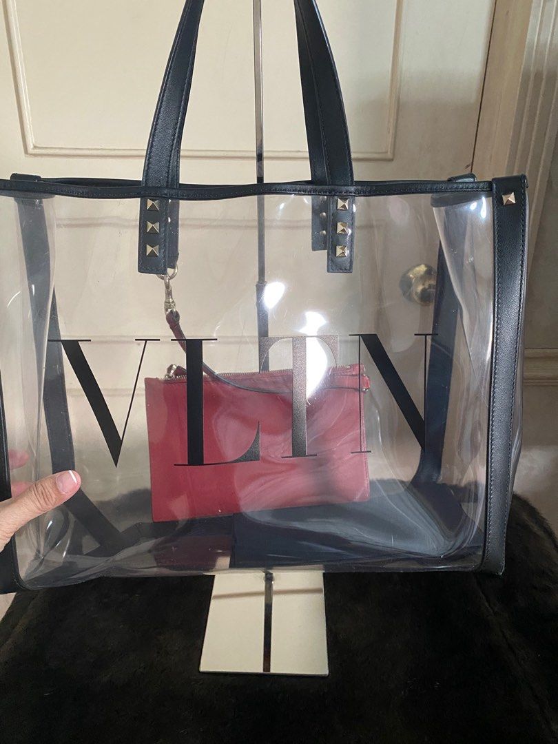 Vltn on sale clear bag