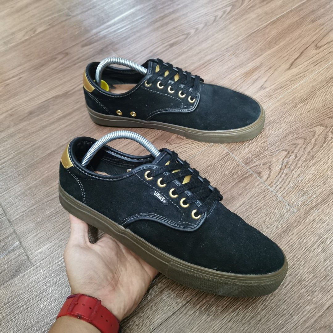 Vans chima ferguson deals pro black gum gold