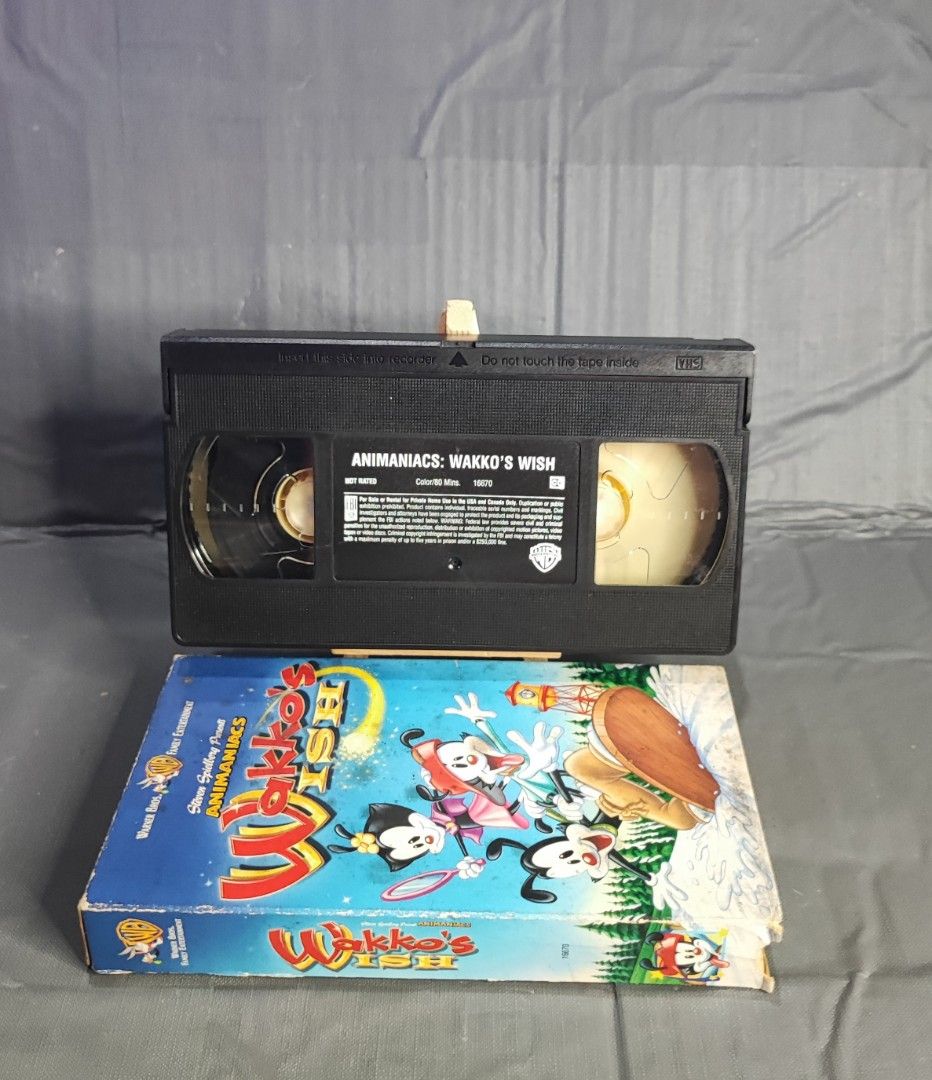 VHS Tapes Wakko's Wish, Hobbies & Toys, Memorabilia & Collectibles ...