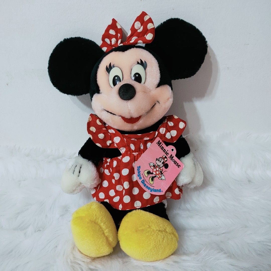 Vintage Minnie Mouse Stuffed Toy, Hobbies & Toys, Toys & Games on Carousell