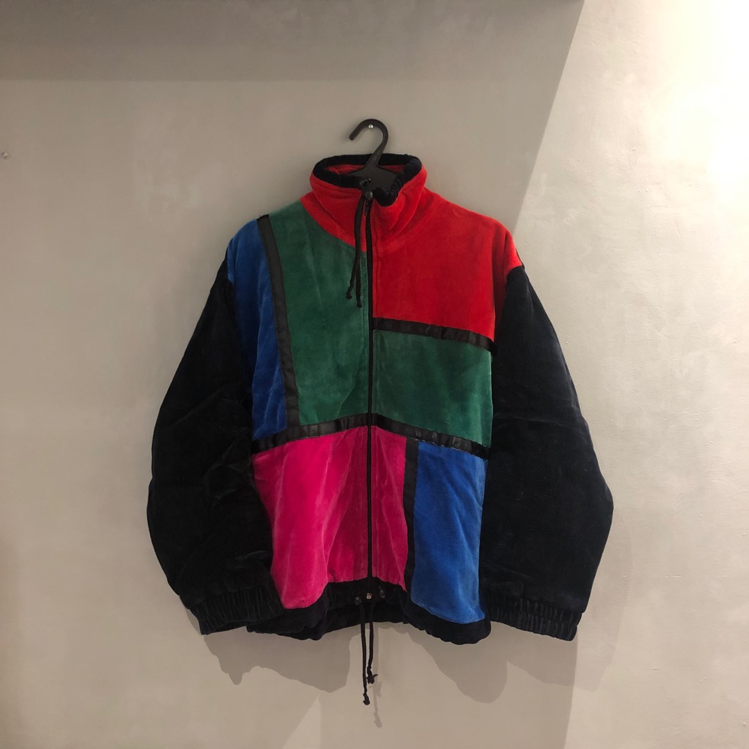 Vintage color block jacket outlet