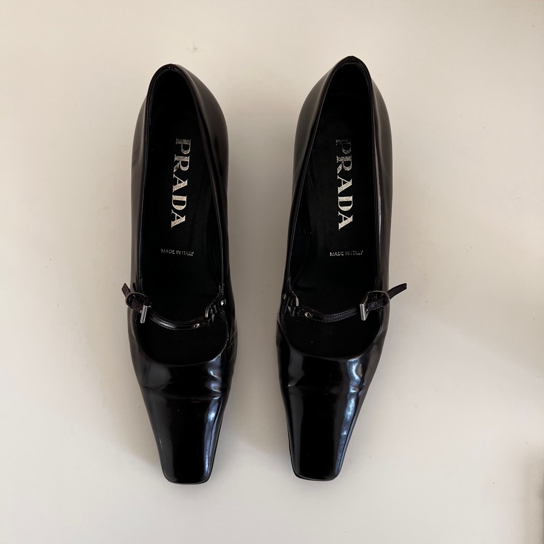 Vintage Prada Mary Jane Kitten Heels on Carousell