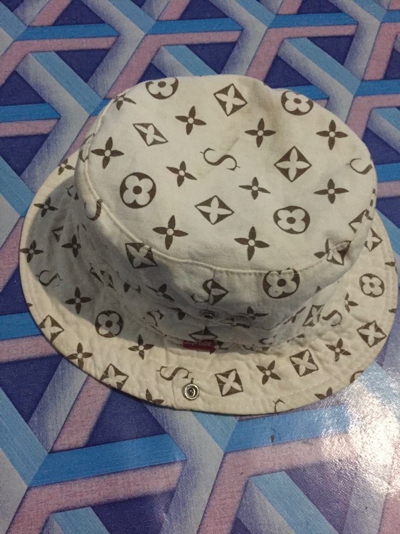 VINTAGE SUPREME LV BUCKET HAT Men s Fashion Watches