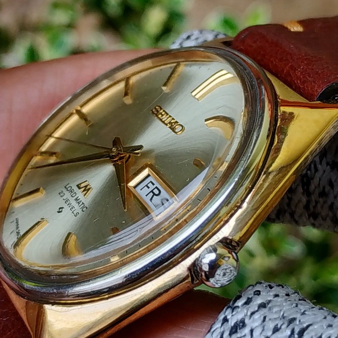 Vintage watch JAPAN SEIKO LM LORD MATIC rare SGP gold plated 56067000