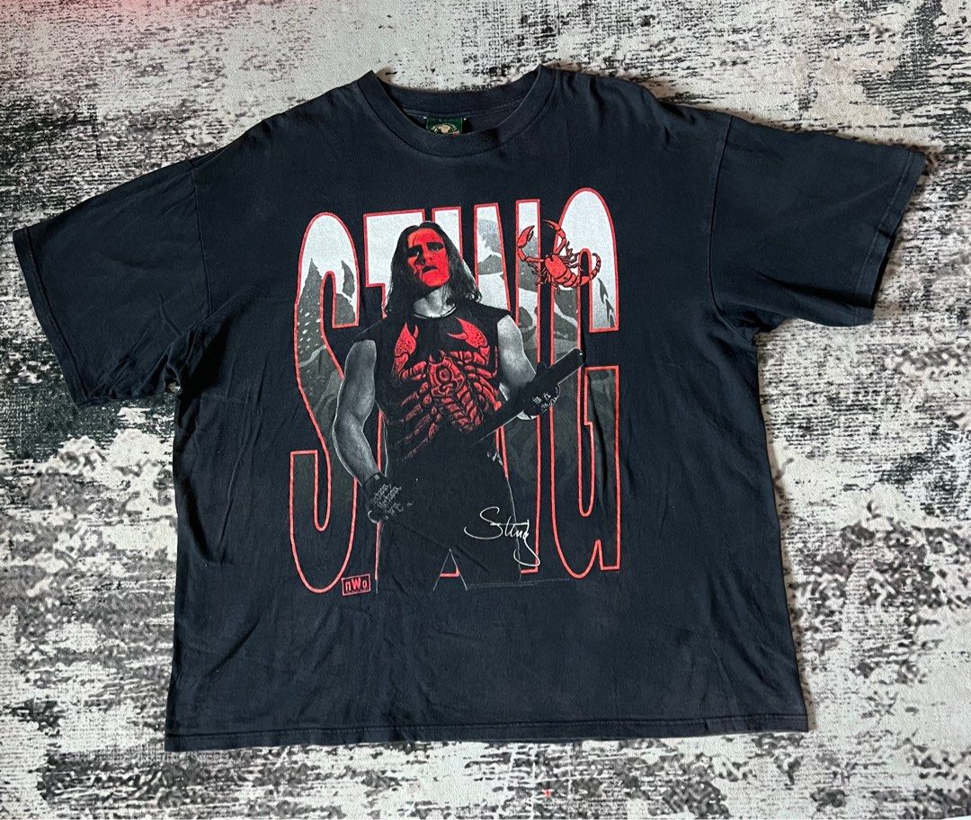 WCW Sting, Men's Fashion, Tops & Sets, Tshirts & Polo Shirts on Carousell