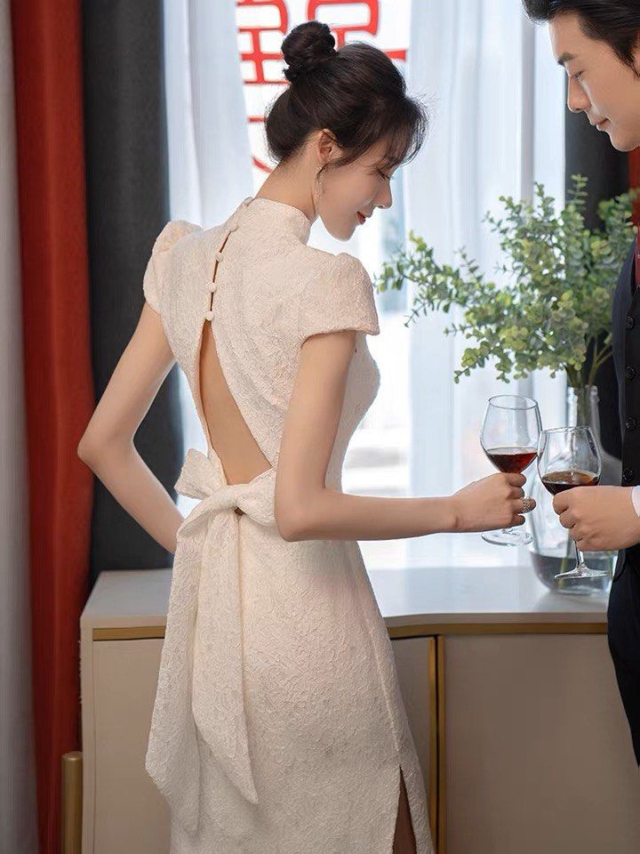 Backless cheongsam store